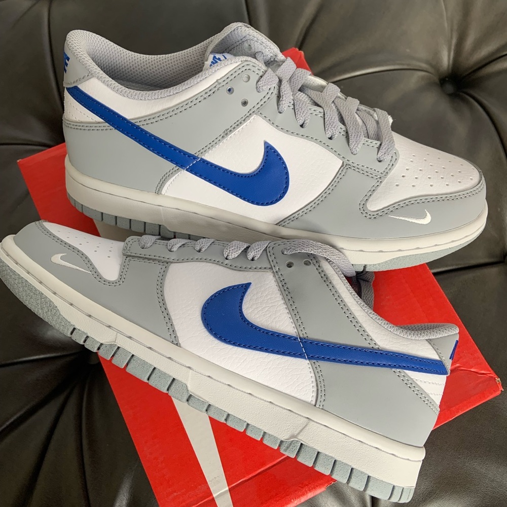 GS Nike Dunk Low (MINI SWOOSH) — 5Y
